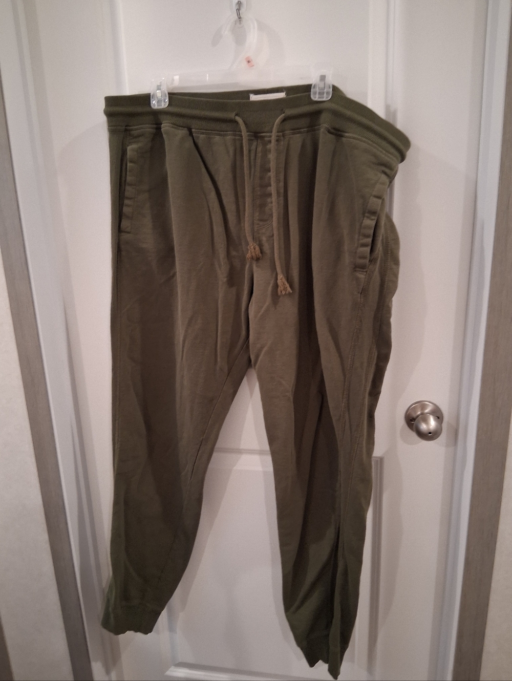 Free Planet Olive Drawstring Joggers for Men
